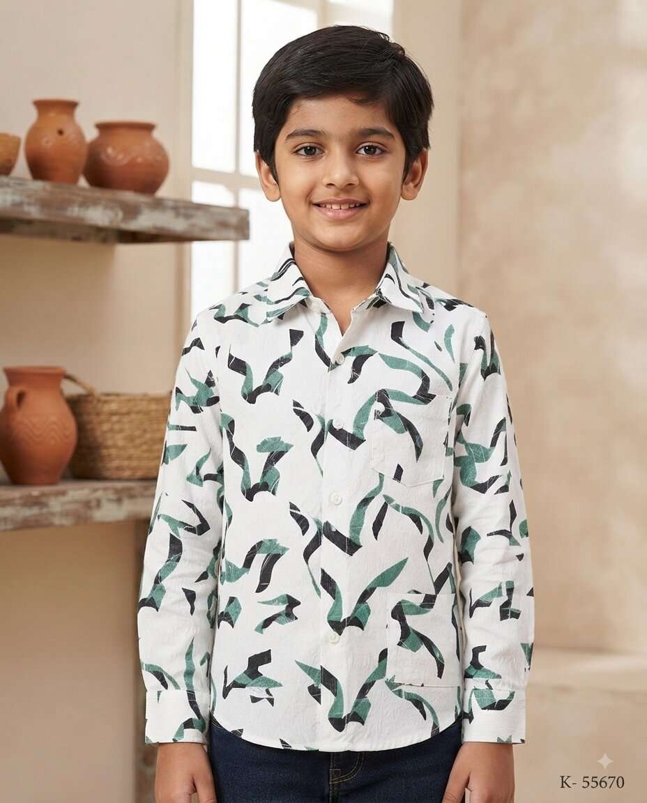 KIDS 8 BIT SHIRT F/S (38/40)