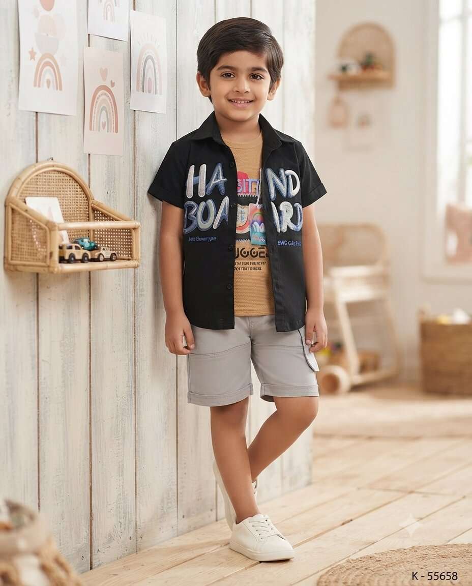 KIDS HABIB 3 PCS BABA SUIT (20/30)