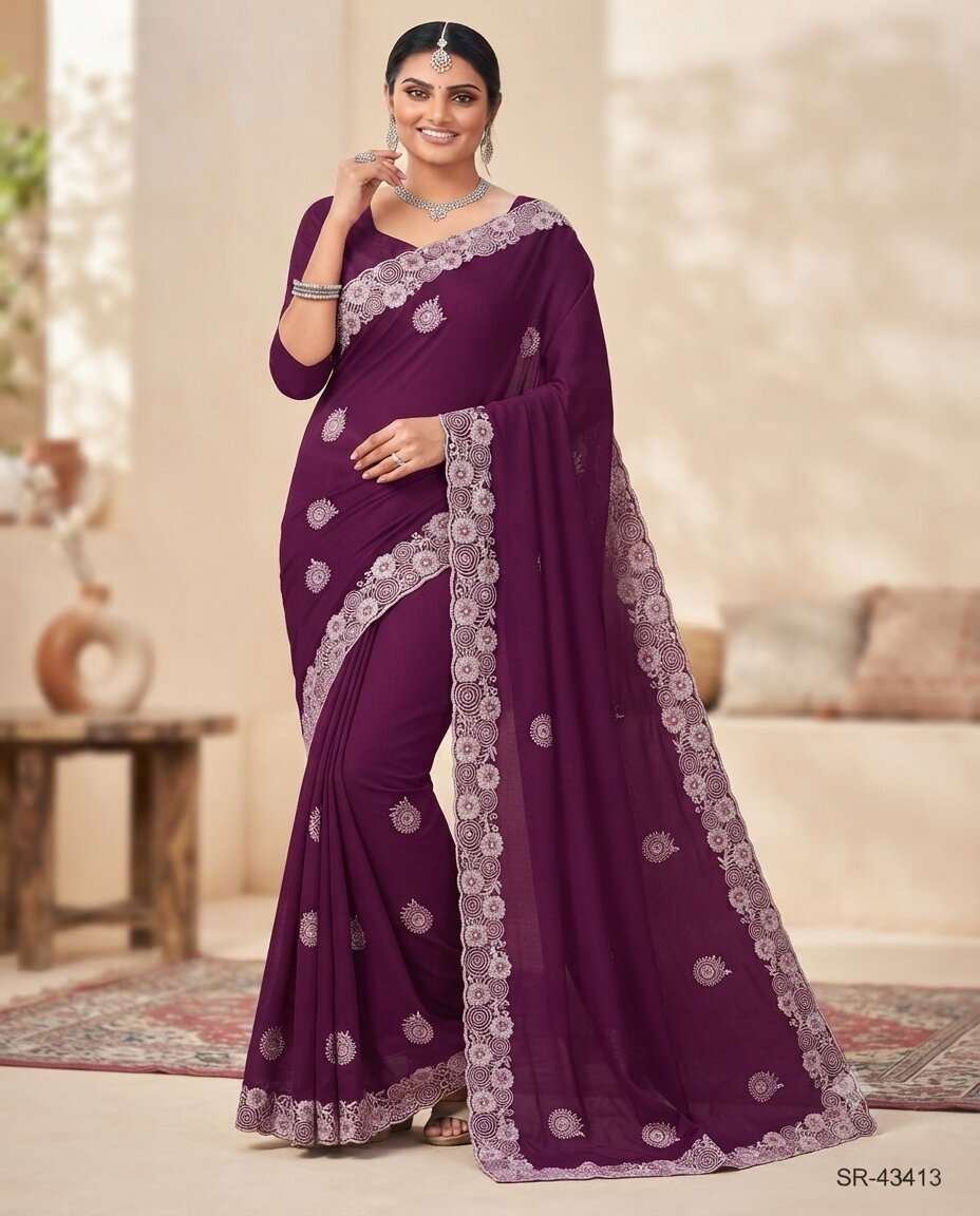 ARCHI SAREE STRAWBERRY