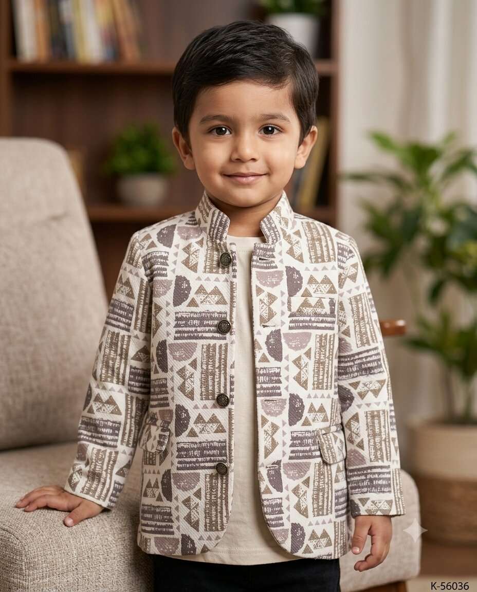 KIDS M A LAL FANCY DENIM JACKET (1*3)