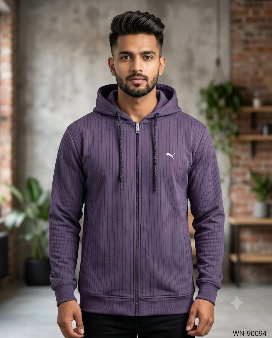 MENS SWEAT SHIRT HOODY WITH CHAIN (L/XXL)